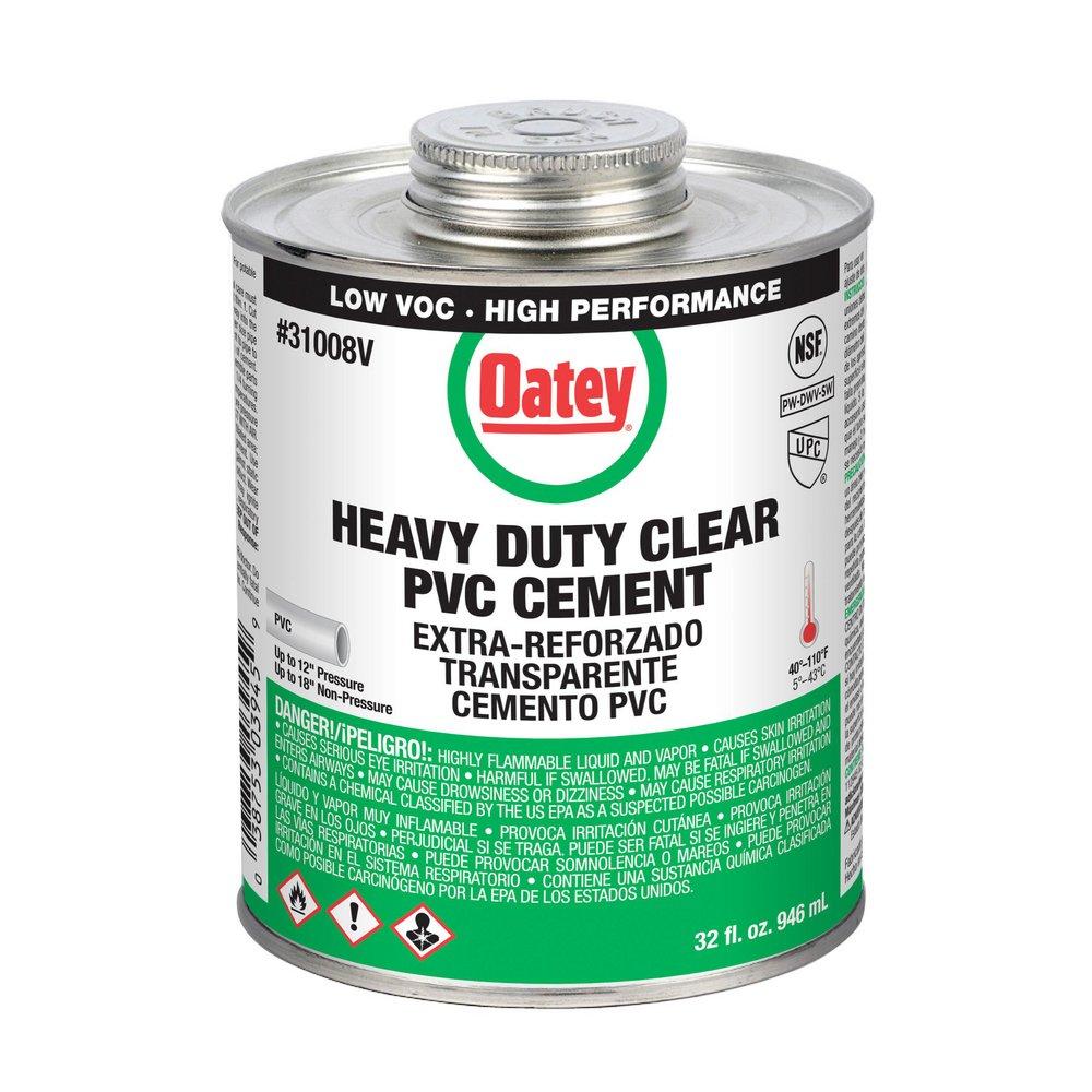 32 oz. PVC Heavy Duty Clear Pipe Cement 