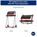 Tork White 1216-1/5 ft. x 12-3/5 in. Polyester and Polypropylene Cloth (Roll of 1100) 