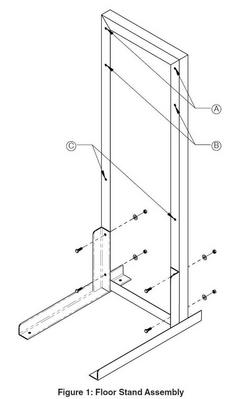 54-1/2 in. Floor Stand