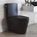 Swiss Madison Matte Black 1.28 gpf Elongated One Piece Toilet 