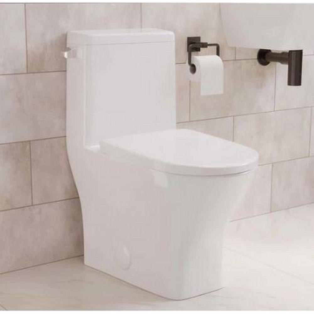 1.28 gpf Round One Piece Toilet in White 