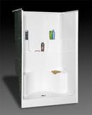 Oasis White 48 x 34 x 74-1/2 in. Shower Unit in White 