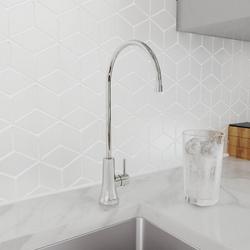 Single Handle Lever Water Filter Faucet in Chrome