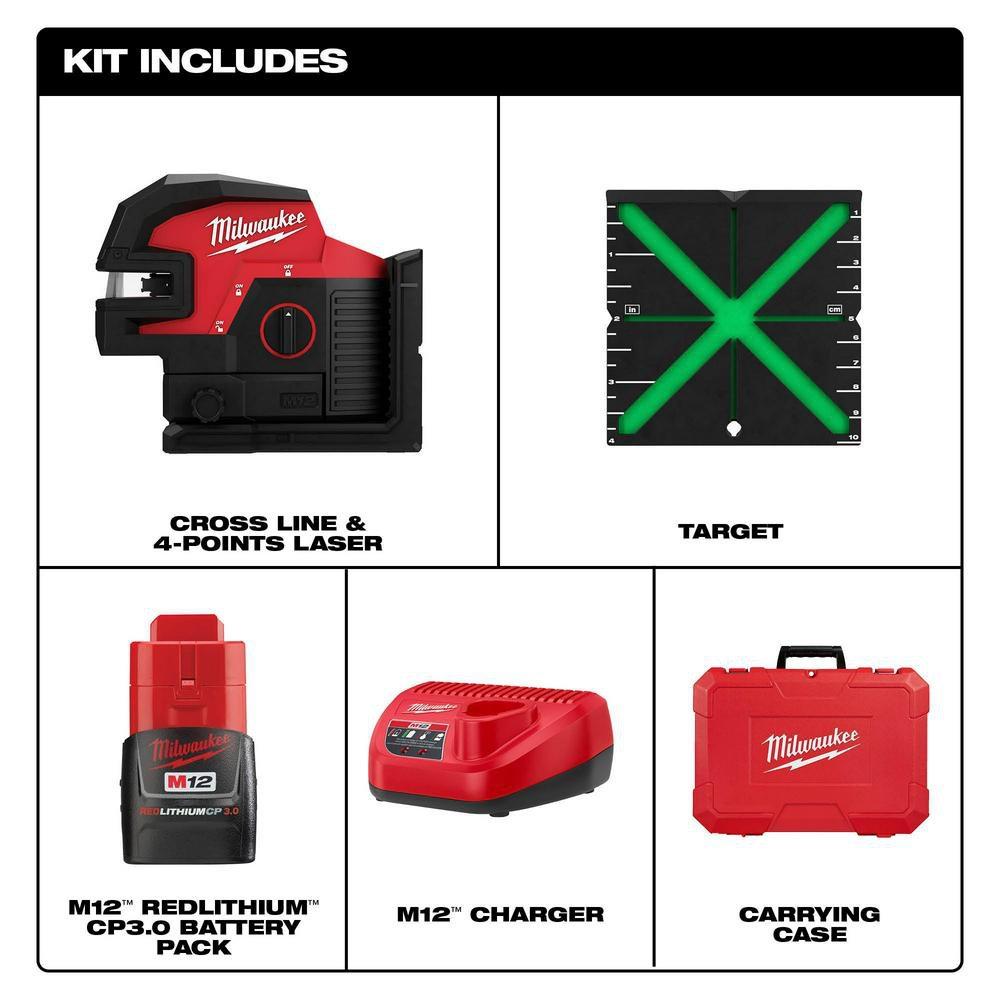 Milwaukee® Red Laser Kit 