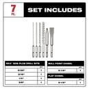 Milwaukee&reg; Silver Cutter and Chisel SDS-Plus Drill Bit 