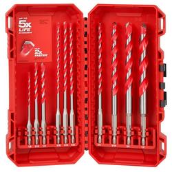 10-Piece Impact Duty Carbide Drill Bit Set