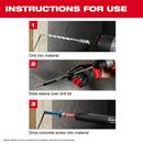 Milwaukee&reg; Black 5/32 in., 3/16 in., 1/4 in., 5/16 in. Hex Hammer 7-Piece Drill Bits & Bit Sets 