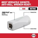 Milwaukee® Silver/Red Ratchet and Socket Set 1-Tool 