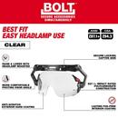 BOLT EYE VISOR - CLEAR DUAL COAT LENS COMPATIBLE WITH MILWAUKEE SAFETY HELMETS & HARD HATS 