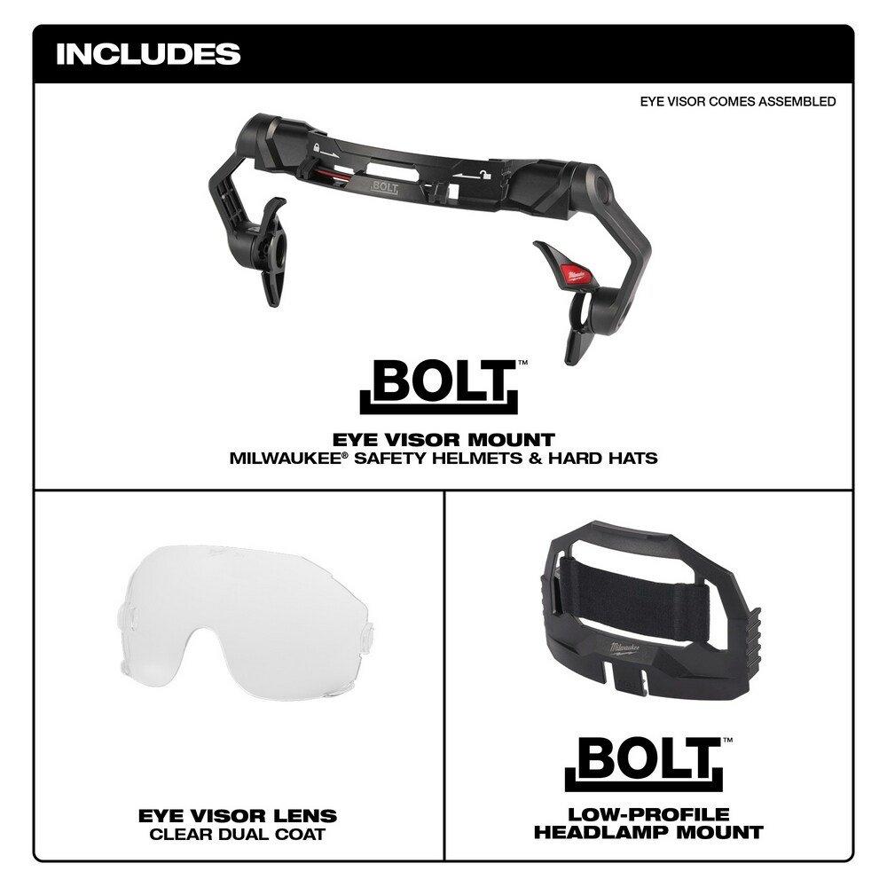 Eye Visor with Clear Dual Coat Lens &ndash; Clear 