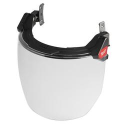 Full Face Shield with Clear Dual Coat Lens in Clear