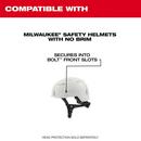 BOLT FULL FACE SHIELD - CLEAR DUAL COAT LENS COMPATIBLE WITH MILWAUKEE SAFETY HELMET NO BRIM 