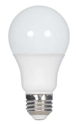 60W 4-1/5 in. A19 LED Light Bulb with a Medium E-26 Base Dimmable in Soft White (Pack of 4)