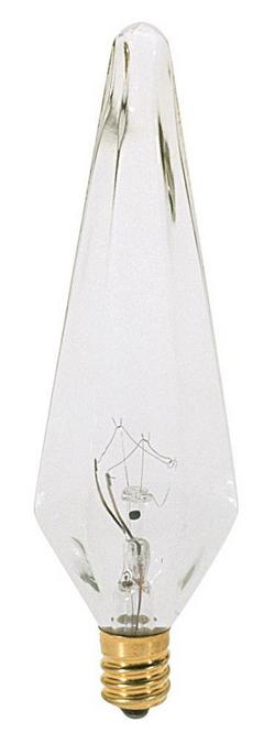 25W 5 in. HX10.5 Incandescent Light Bulb with a Candelabra E-12 Base Dimmable in Warm White (Pack of 2)