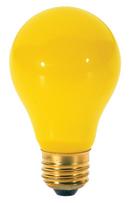 SATCO Yellow Dimmable Incandescent Medium E-26 Bulb 