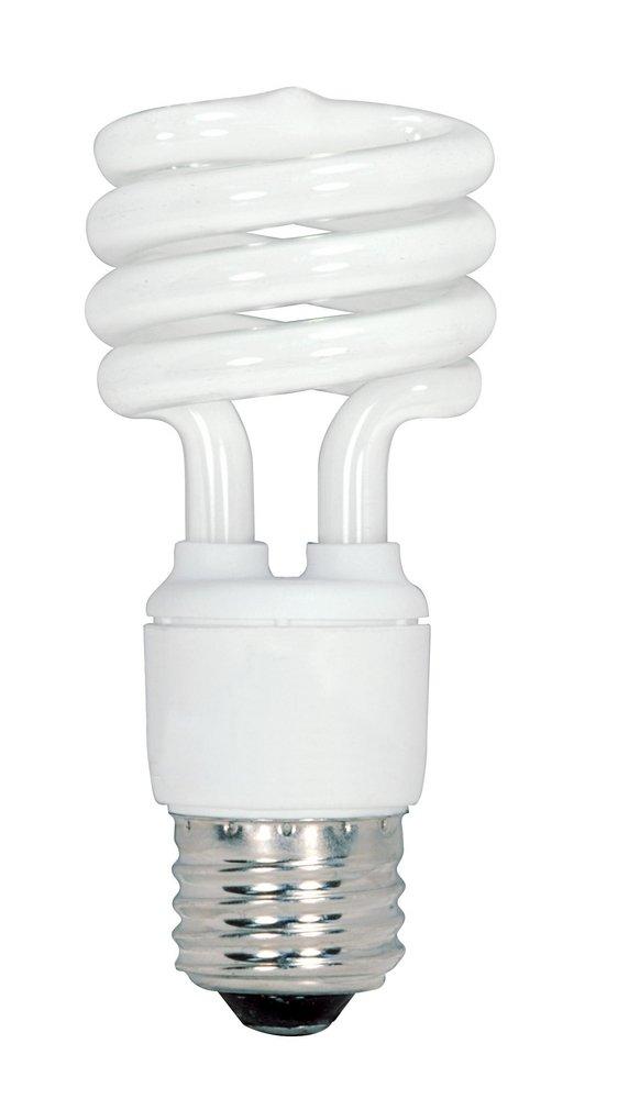 SATCO White Compact Fluorescent Medium E-26 Bulb (Pack of 4) 