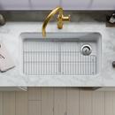 KOHLER Matte White 33-1/2 x 18-5/16 in. No-Hole Neoroc Single Bowl Undermount Kitchen Sink 