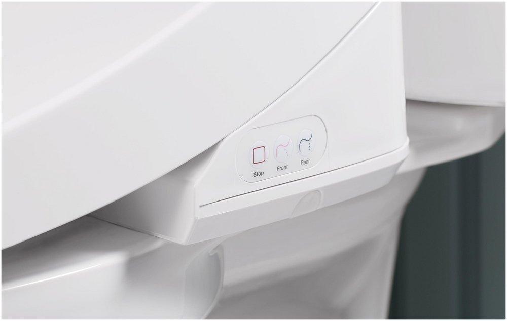 KOHLER White Elongated Closed Front Bidet Seat 