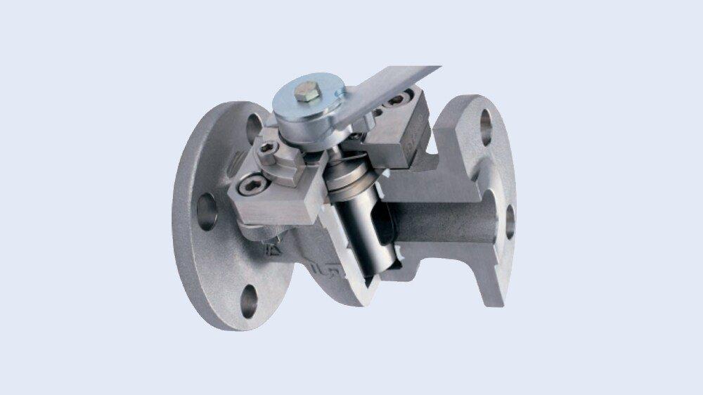 XOMOX Carbon Steel Flanged Gear Operator Plug Valve 