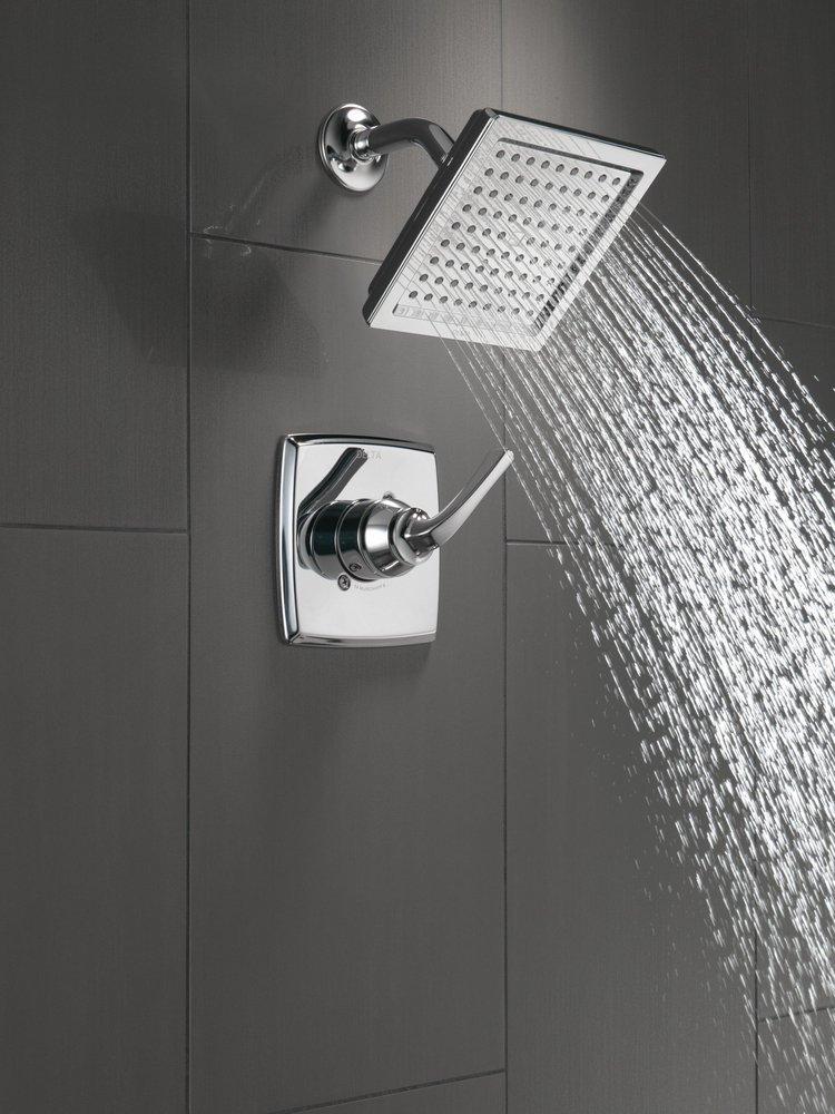 One Handle Single Function Shower Faucet in Chrome (Trim Only) 