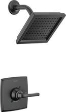 One Handle Single Function Shower Faucet in Matte Black (Trim Only)