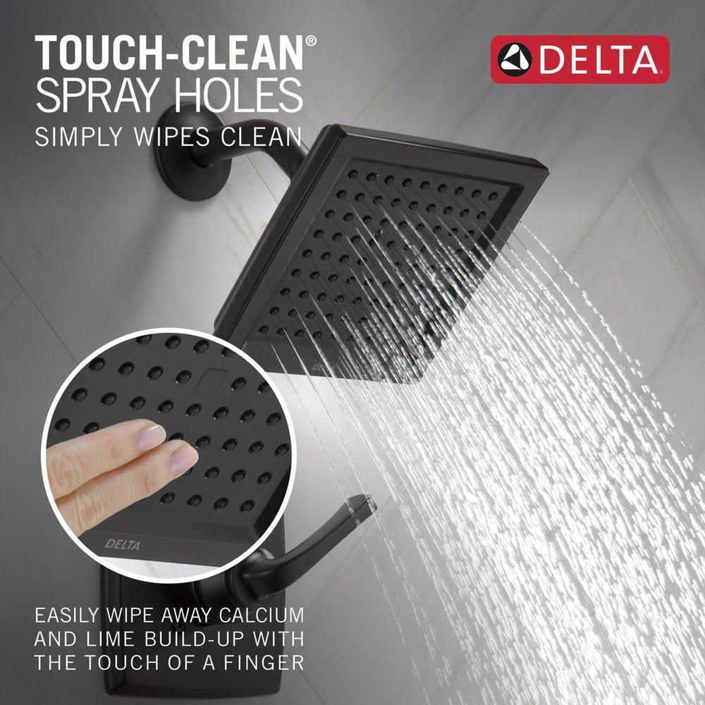 One Handle Single Function Shower Faucet in Matte Black (Trim Only) 