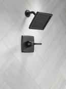 One Handle Single Function Shower Faucet in Matte Black (Trim Only) 