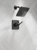 One Handle Single Function Shower Faucet in Matte Black (Trim Only) 