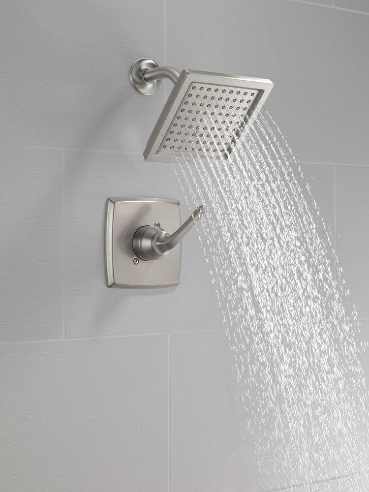 One Handle Single Function Shower Faucet in SpotShield&reg; Brushed Nickel (Trim Only) 