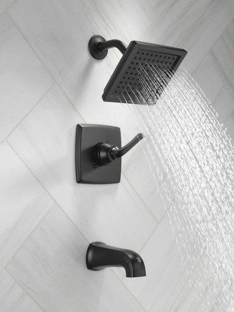 Delta Faucet Matte Black One Handle Single Function Bathtub & Shower Faucet 