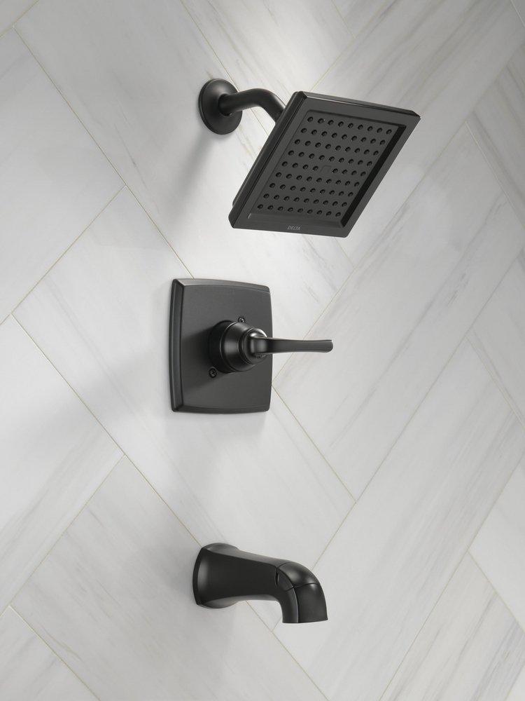 Delta Faucet Matte Black One Handle Single Function Bathtub & Shower Faucet 