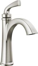 Single Handle Monoblock Bathroom Sink Faucet in SpotShield® Brushed Nickel