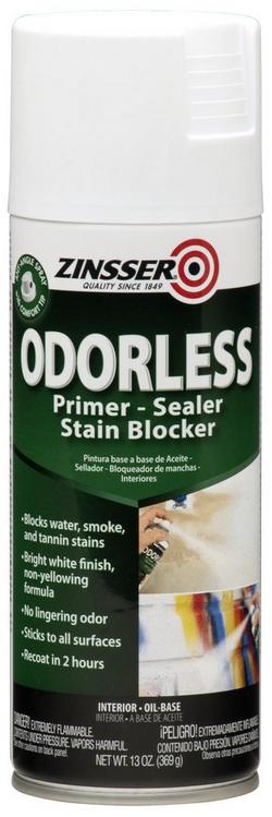 13 oz. Odorless Oil-Base Stain Blocking Primer in Flat White