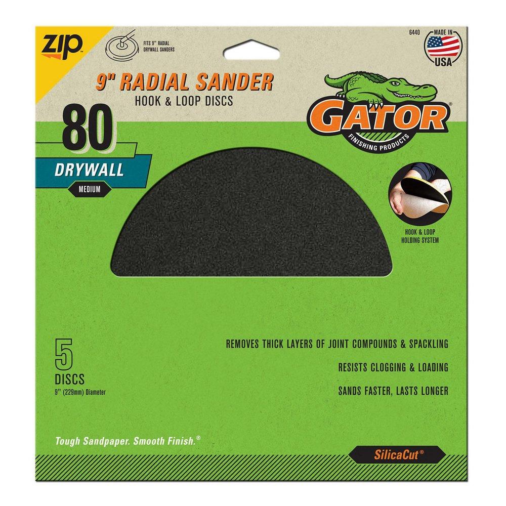 Gator&reg; 9 in. Sanding Disc (Pack of 5) 