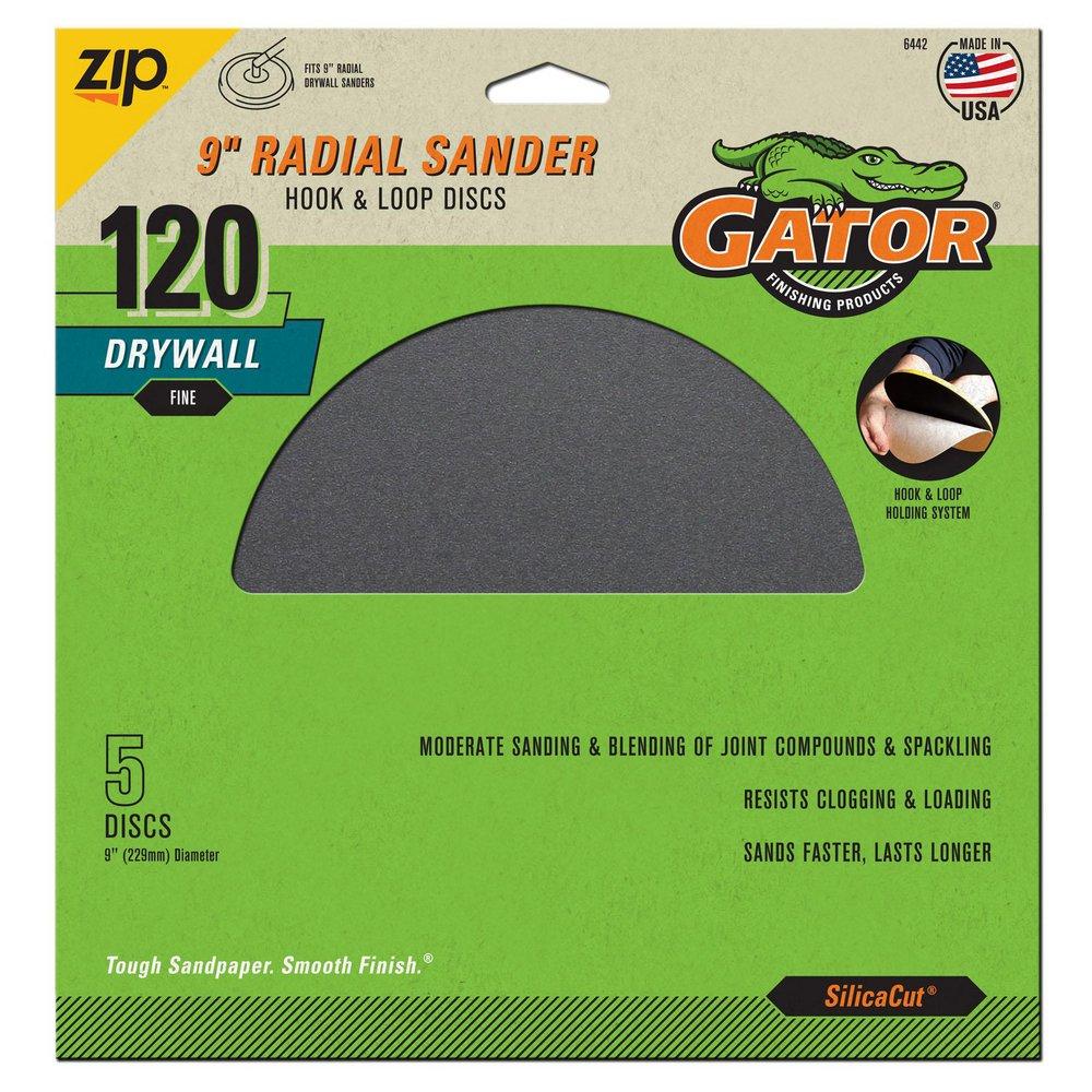 Gator&reg; 9 in. Sanding Disc (Pack of 5) 
