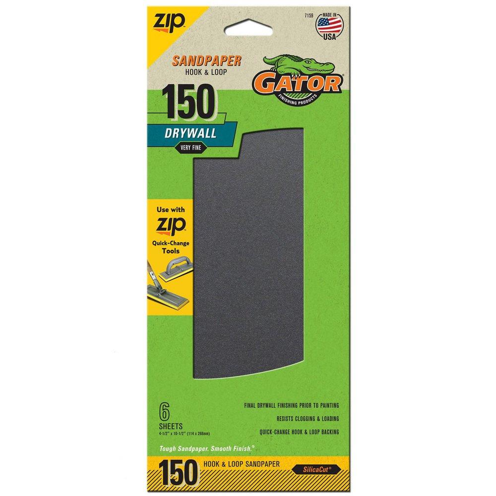 Gator&reg; Drywall Sandpaper (Pack of 6) 