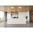 AFX White 24 x 3/4 in. 30W 1-Light LED Traditional Flush Mount Ceiling Fixture 