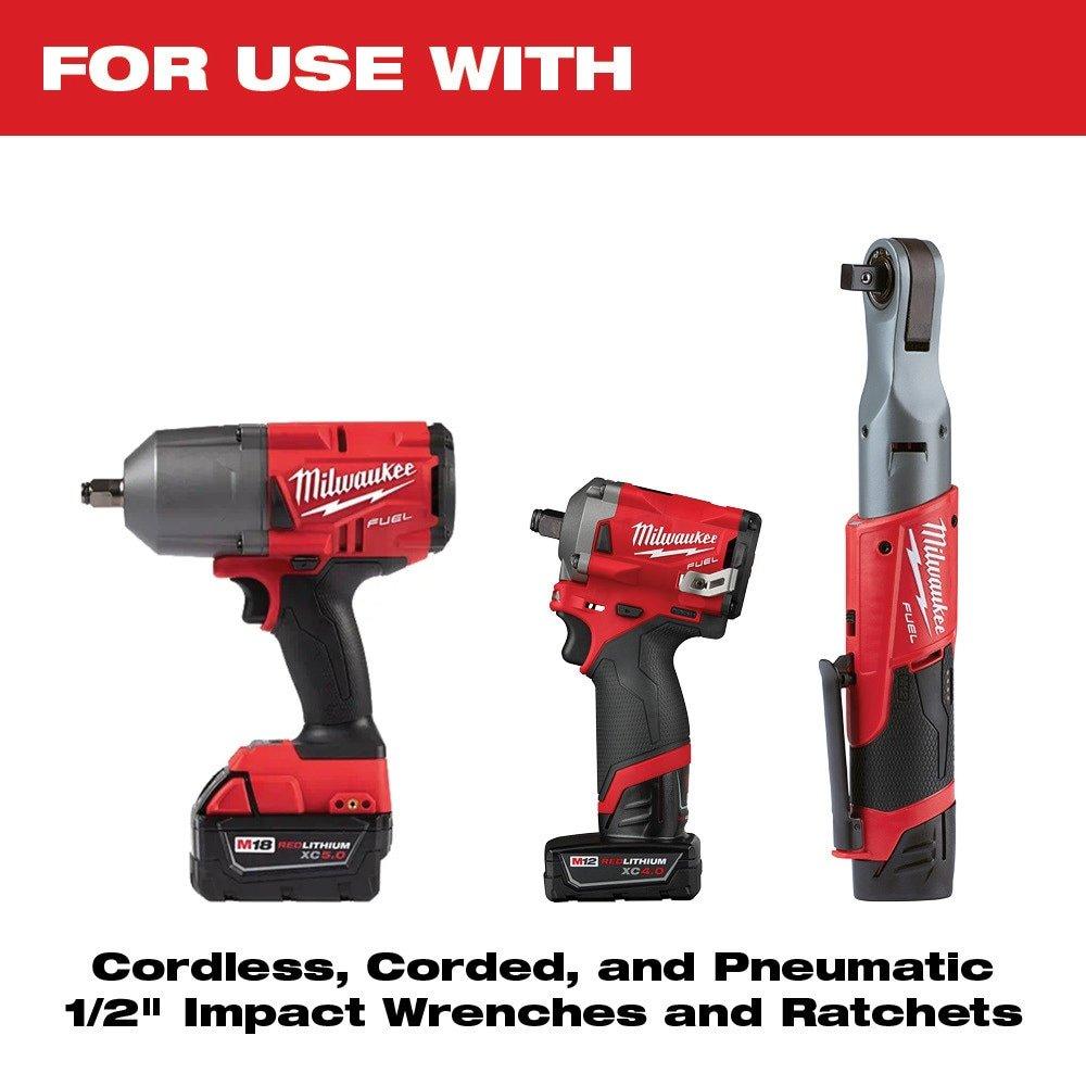 Milwaukee&reg; Black Socket Set 