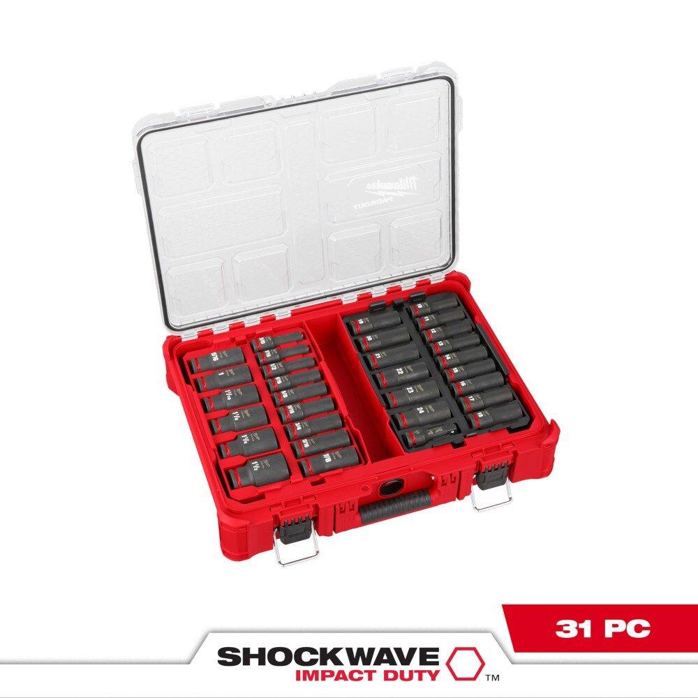 Milwaukee&reg; Black Socket Set 