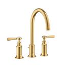 Two Handle Widespread Bathroom Sink Faucet in Brushed Gold Optic 