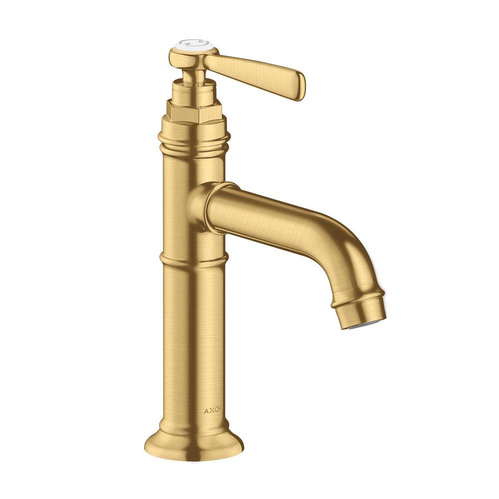 AXOR MONTREUX SINGLE-HOLE FAUCET 100 1.2 GPM IN BRUSHED GOLD OPTIC 