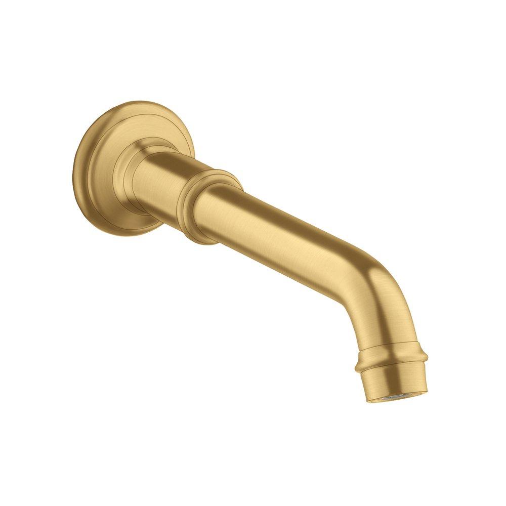 AXOR MONTREUX TUB SPOUT IN BRUSHED GOLD OPTIC 