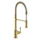 AXOR MONTREUX SEMI-PRO KITCHEN FAUCET 2-SPRAY 1.75 GPM IN BRUSHED GOLD OPTIC 