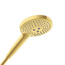 AXOR SHOWERSOLUTIONS HANDSHOWER 120 3-JET 2.5 GPM IN BRUSHED GOLD OPTIC 
