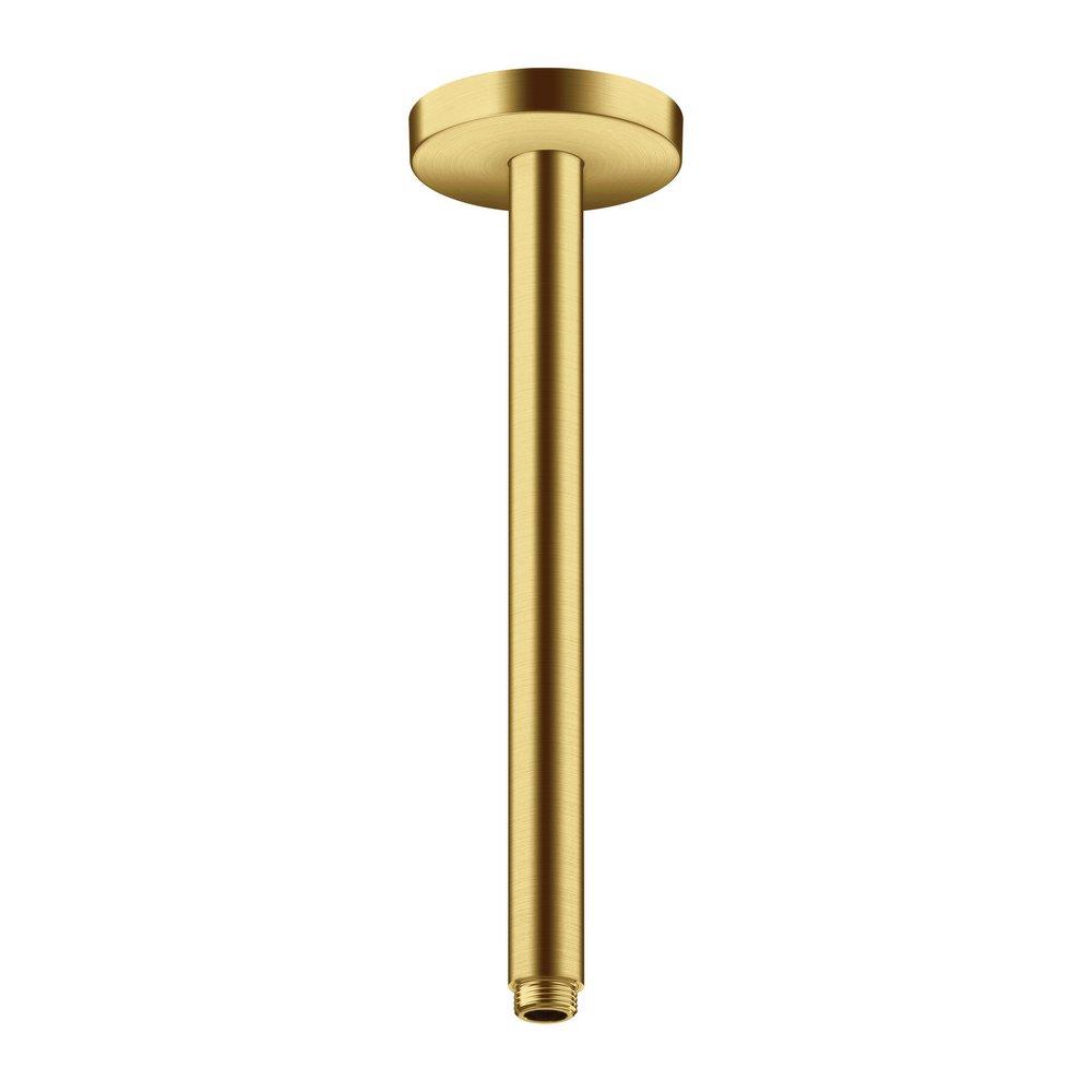 AXOR SHOWERSOLUTIONS EXTENSION PIPE FOR CEILING MOUNT 12 IN BRUSHED GOLD OPTIC 