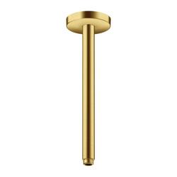 12 in. Extension Pipe For Ceiling Mount in Brushed Gold Optic