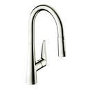 Single Handle Pull Down Kitchen Faucet in Nickel