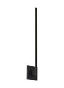 18.7W 1-Light 26-1/2 in. Wall Sconce in Nightshade Black