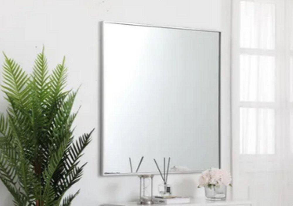 36X36 BEVELED METAL FRAMED BATHROOM MIRROR ETERNITY 