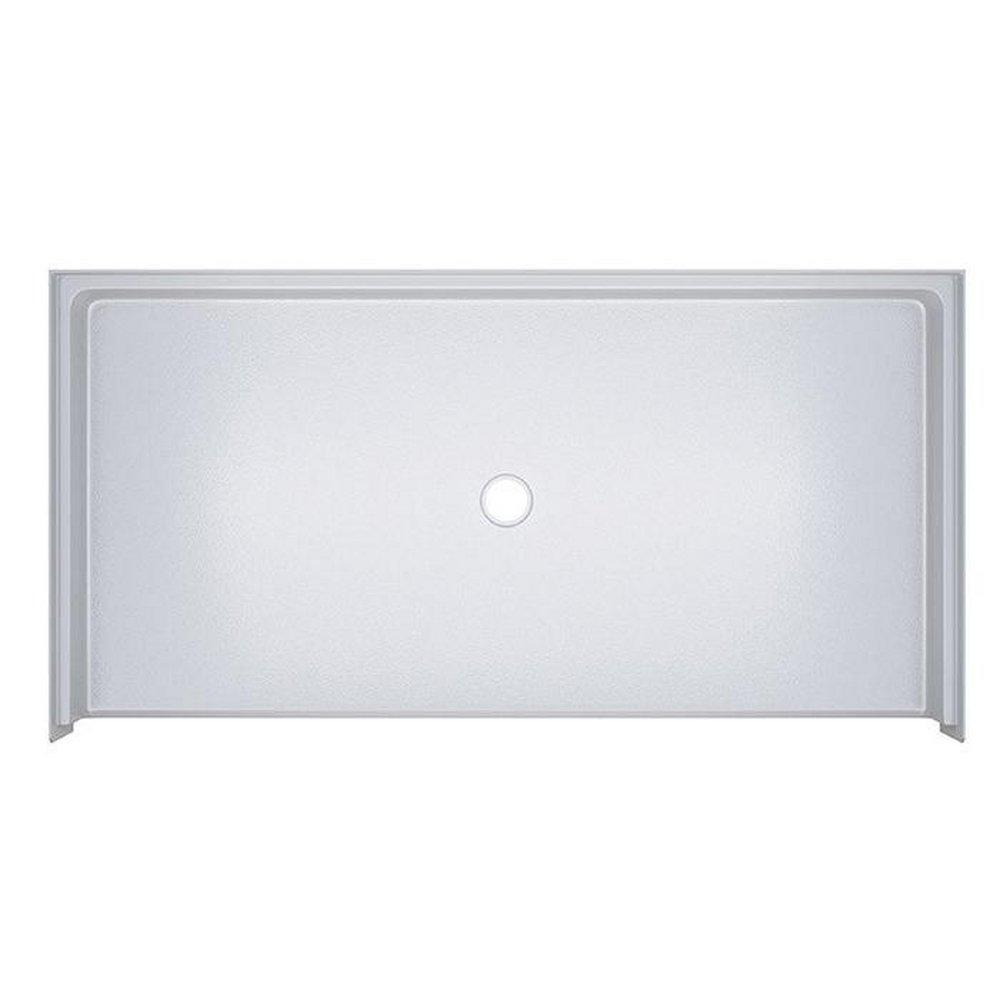 Accessibility Professionals White 62-7/16 x 32-1/4 in. Shower Base Center Drain 